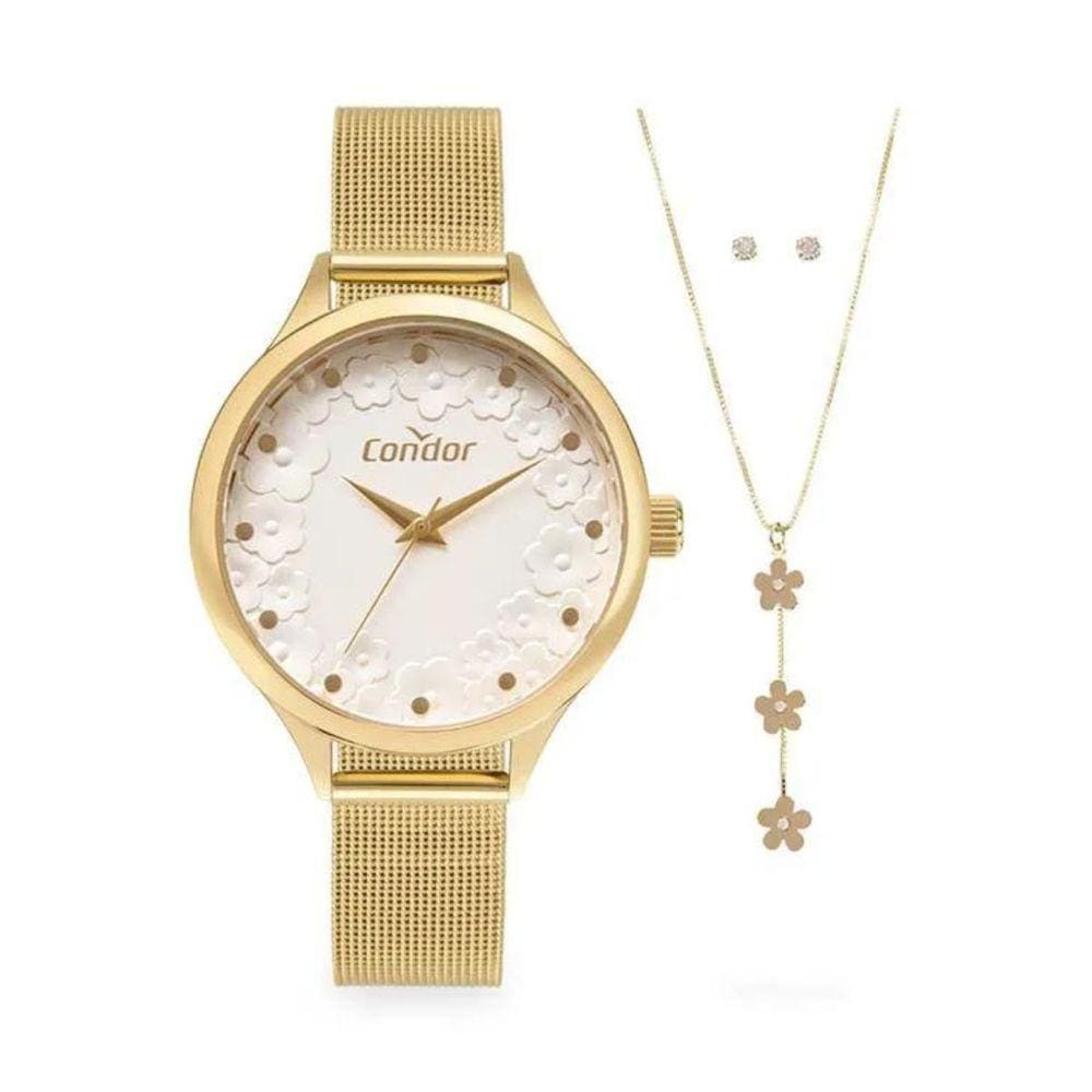 Kit Relógio Feminino Condor CO2036MWI/K4D