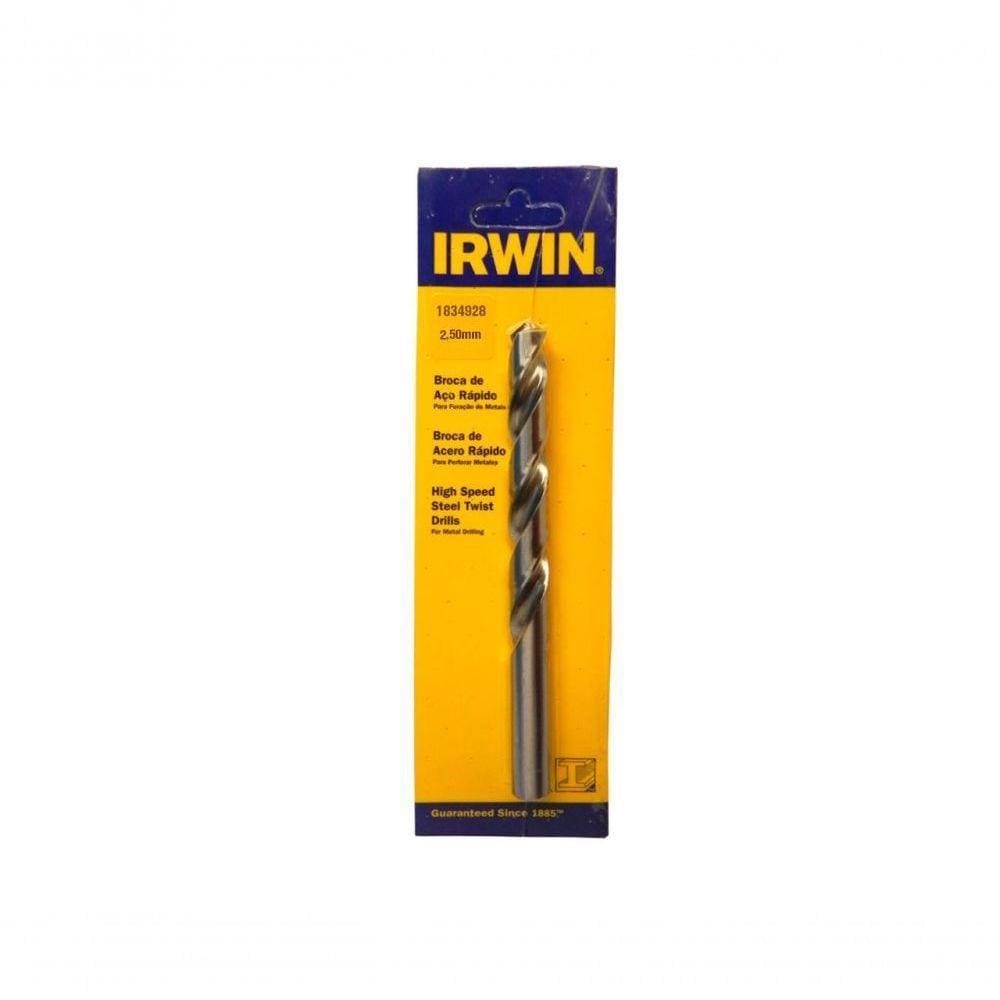 Broca Aco Rapido Irwin 2,50Mm-1212 C/10Pcs