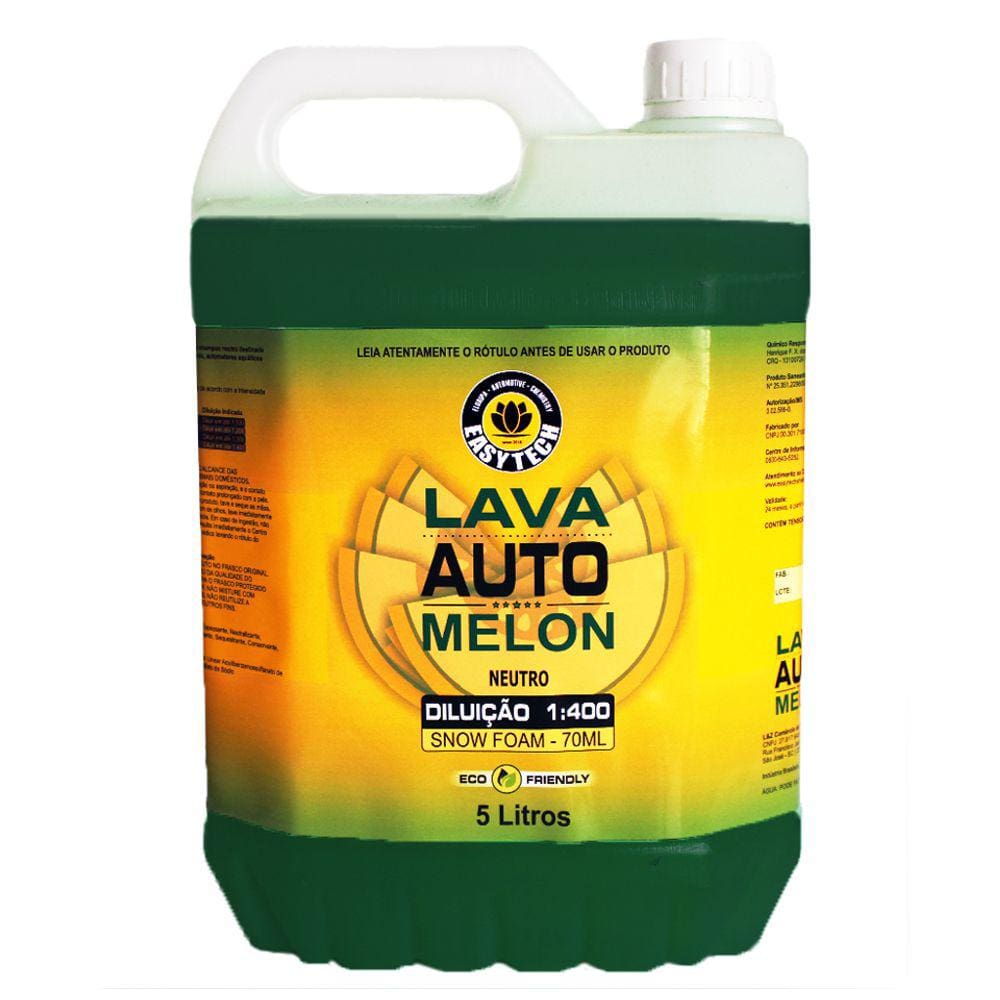 Shampoo Automotivo Concentrado 1:400 Melon Easytech 5L