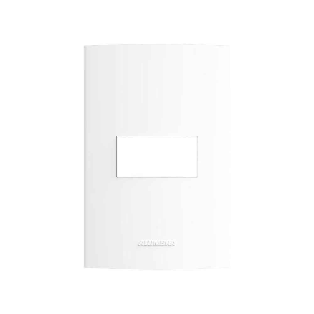 Placa 4X2 1 Módulo Horizontal Branco Inova Pro 85000 Alumbra