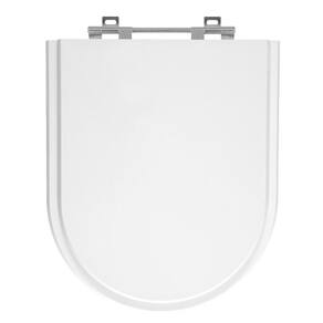 Assento Laqueado Luna Branco Tampa Para Vaso Icasa Em Mdf