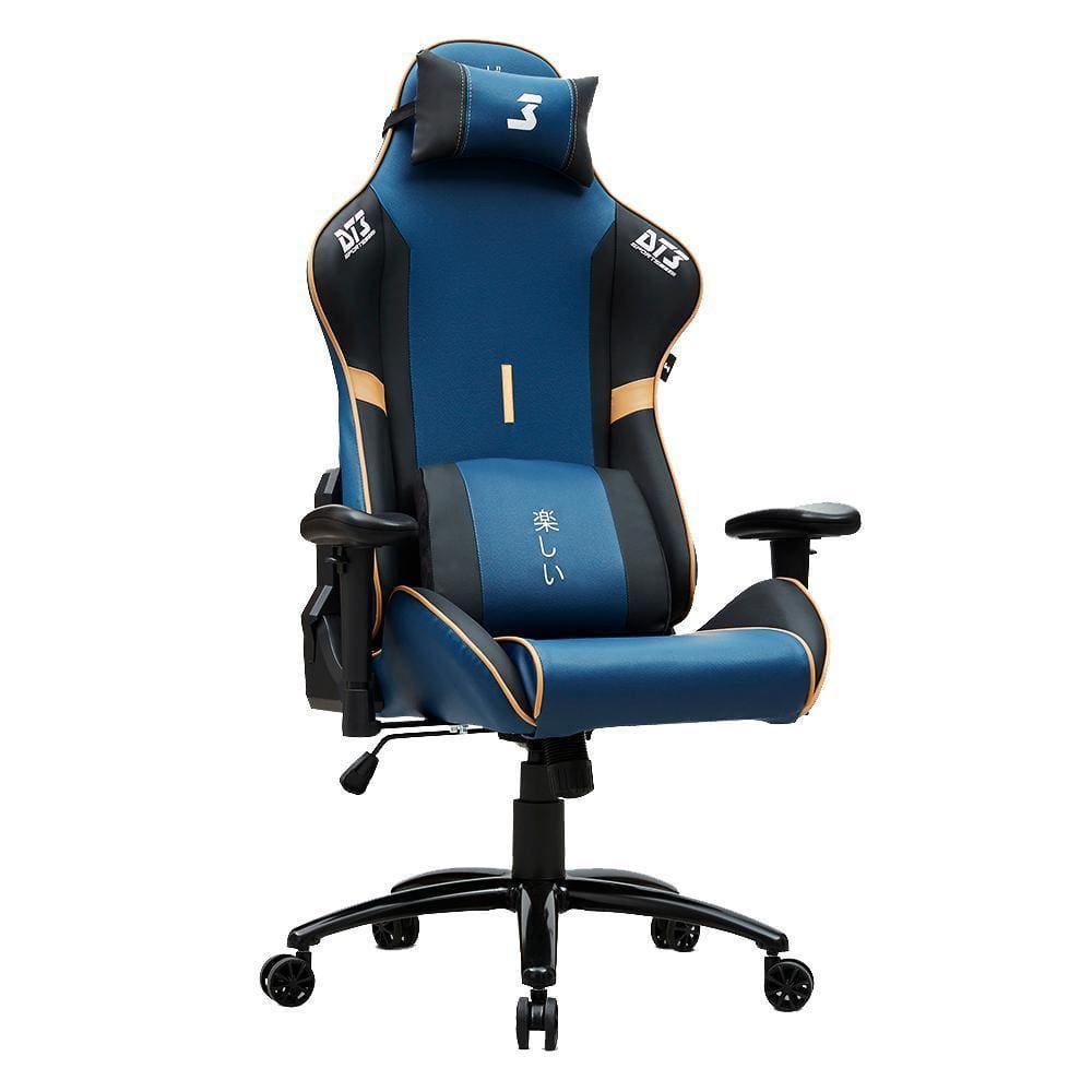 Cadeira Dt3 Tanoshi Edição Limitada Preto E Azul