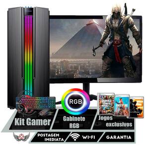 Pc Gamer Completo Intel I5 8GB HD 1TB Placa De Vídeo Monitor - F-New - CPU  - Magazine Luiza