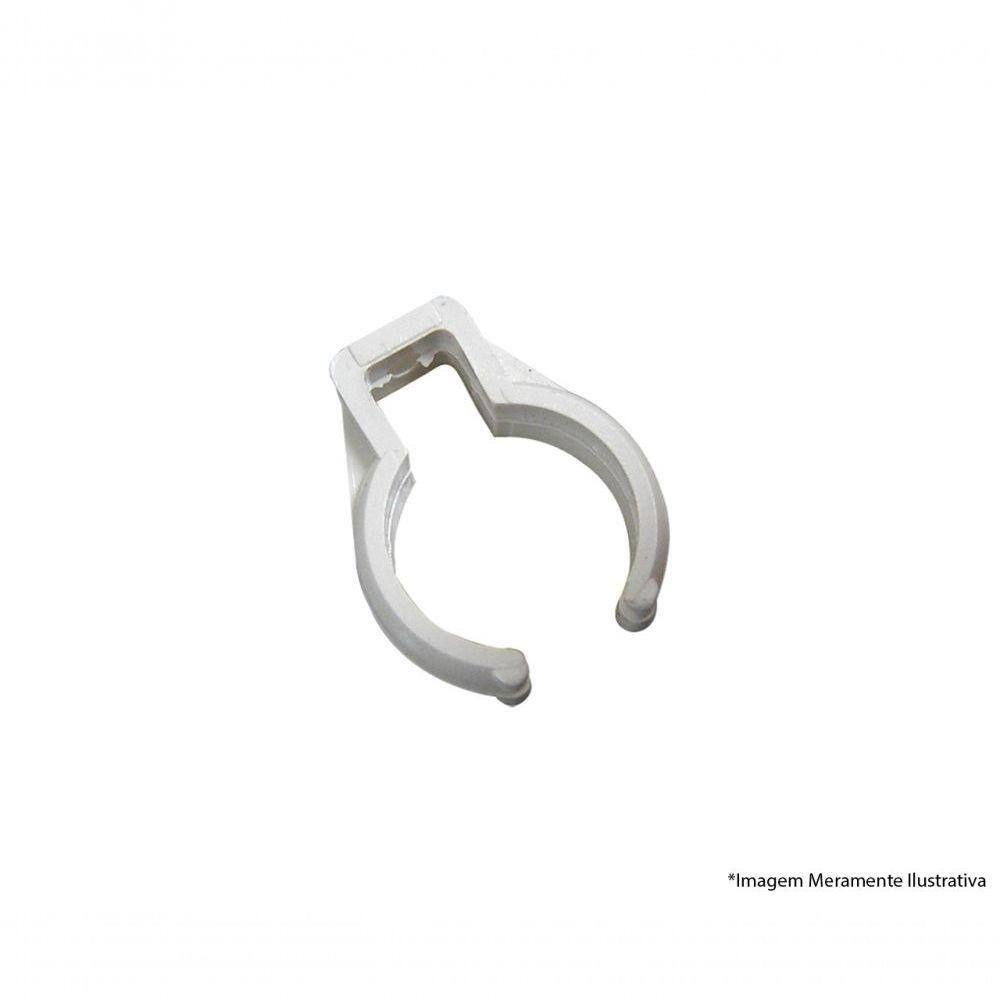 Abracadeira Plastica Redonda P/Fluor 20/40W C/100Pçs