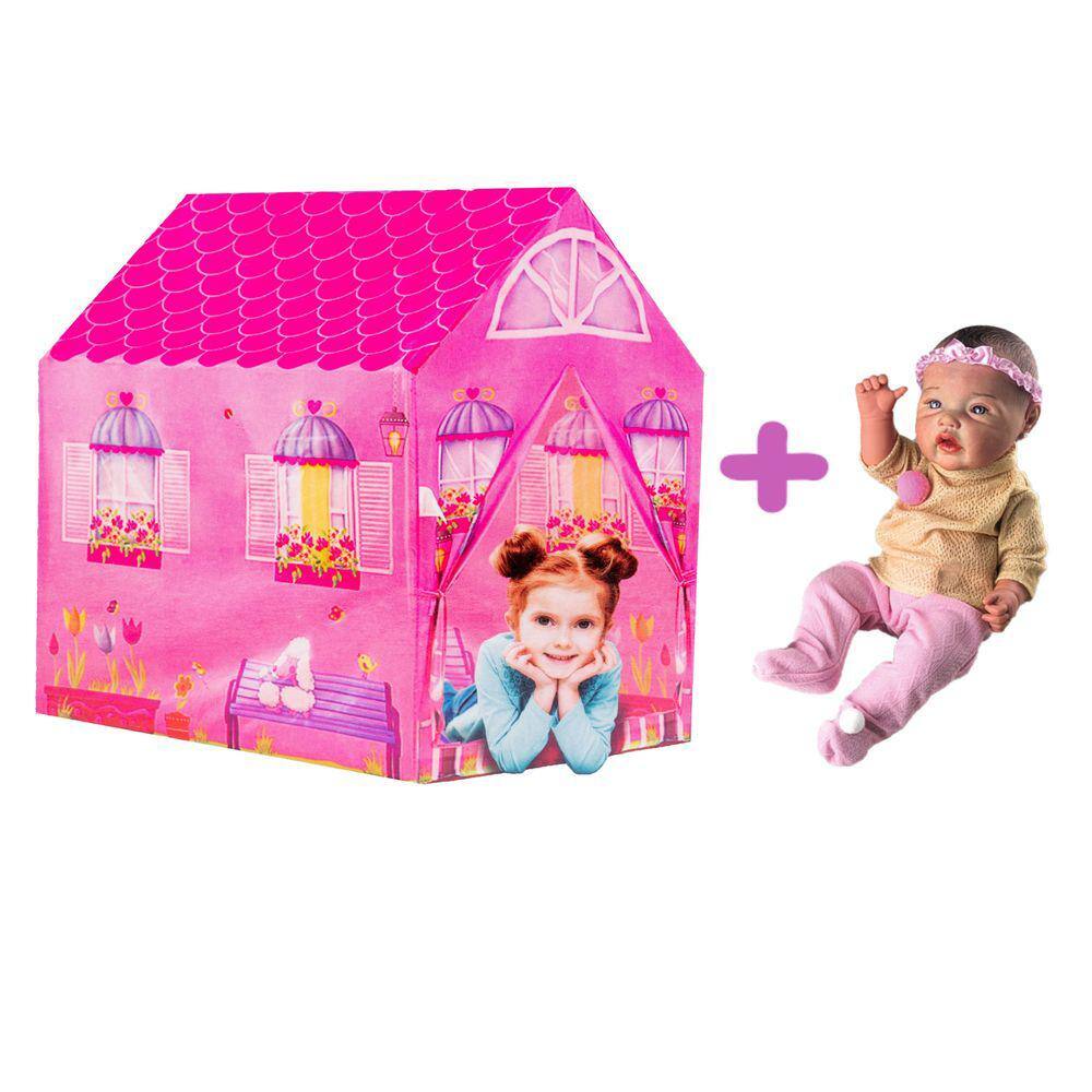 Boneca Bebê Reborn Yasmin com Enxoval - Fantasy baby