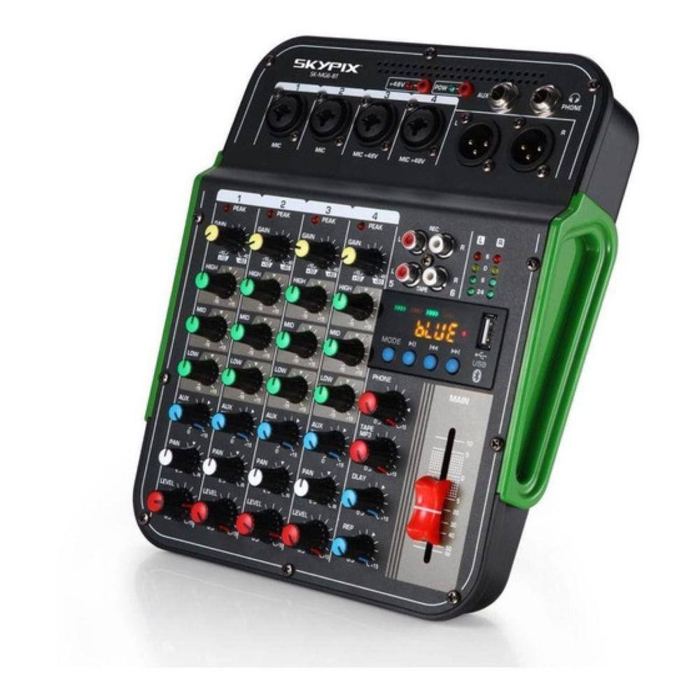 Mesa De Som Vs2g7 Com Interface De Audio Mixer Profissional Casas Bahia