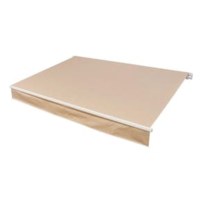Toldo Retrátil De Poliéster Aluminio Bege 290x200cm Premium
