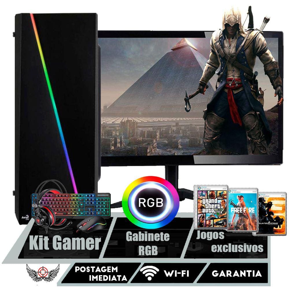 PC Gamer Core i5 16G Para Jogar- Fortnite-Free Fire-GTA rp-Valorant-Cs  2-LOL-Roblox - Computadores e acessórios - Antônio Ferreira Borges,  Cariacica 1250085350