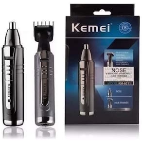 Máquina De Tirar Pelos - Nariz Barba E Cabelo Kemei Km-6511
