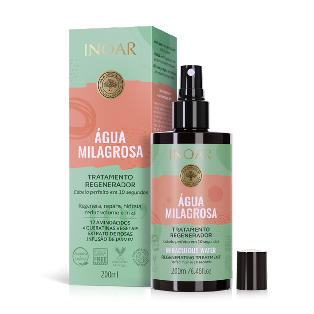 Inoar Agua Milagrosa - Tratamento Regenerador 200ml