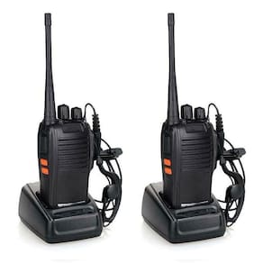 Kit 2 Rádios Comunicação Walk Talk Bf-777S Uhf Vhf 16 Canais