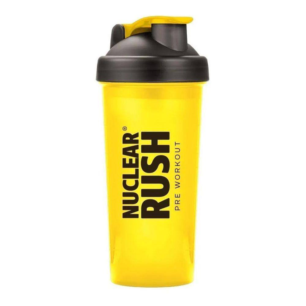 Coqueteleira Nuclear Rush Amarela Com Preta 600Ml