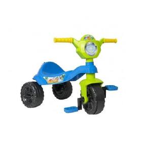 Triciclo Velotrol Motoca Infantil Empurrador Dino Azul