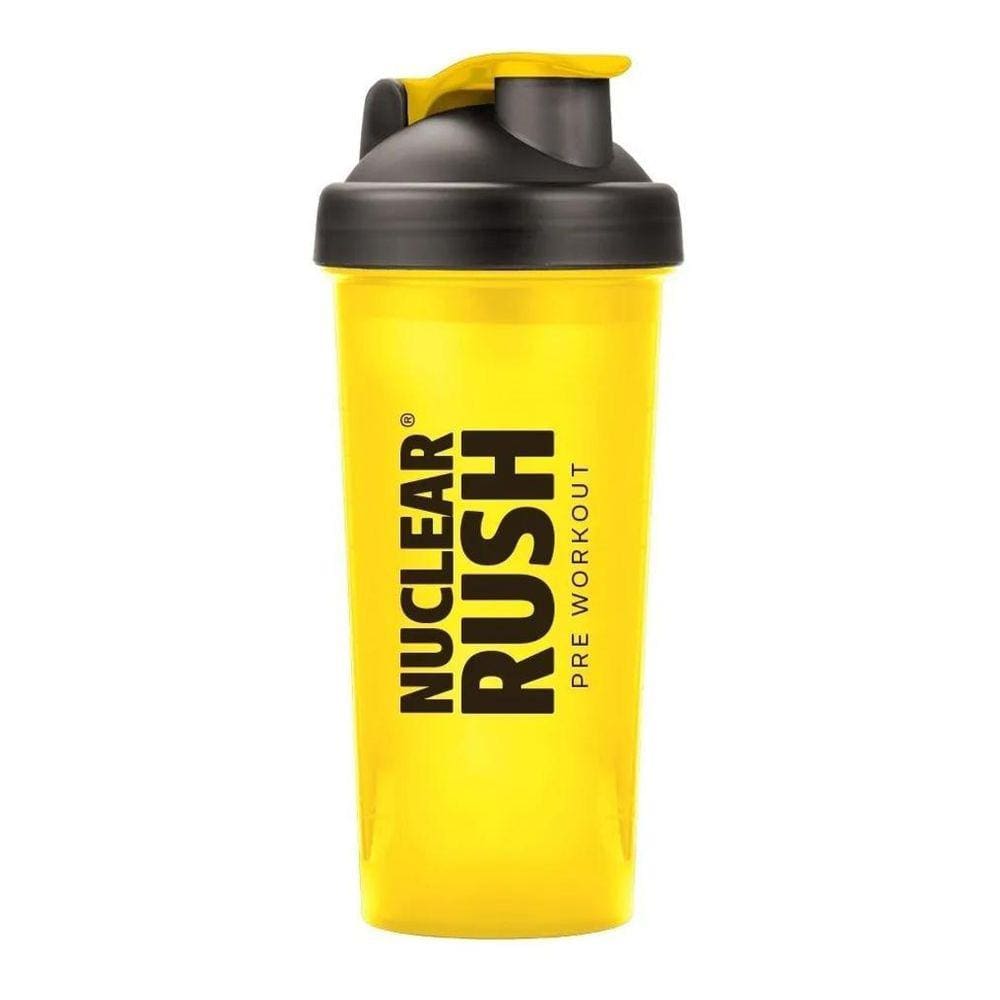 Coqueteleira Nuclear Rush Amarela Com Preta 600Ml