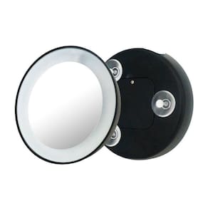 Espelho Maquiagem Aumento 15x Com Luz Ventosa Klass Vough