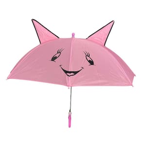 Guarda-Chuva Infantil Com Orelhinha Rosa