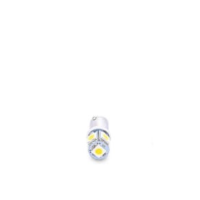 Par Lâmpada Led Farolete Caminhão 69 Ba9 5 Leds 5050 24V
