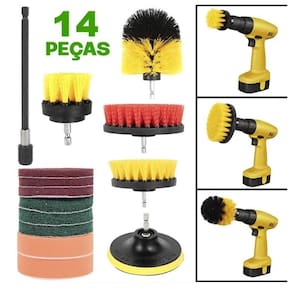 Jogo Escova Nylon 14 Pc Para Furad. Haste 06066 Titanium