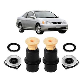 2 Kit Do Amortecedor Dianteiro Honda Civic 2004 2005 2006
