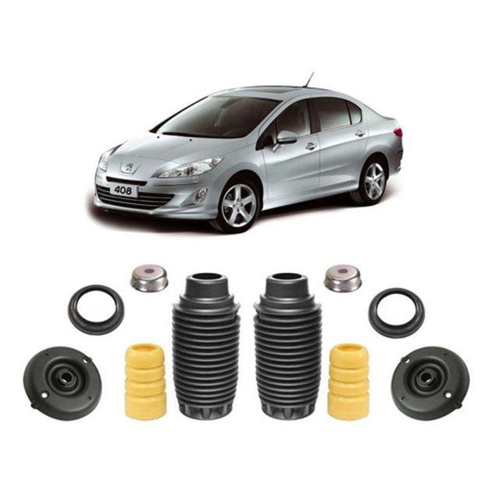 Kit Batente Coxim Dianteiro Peugeot 408 2011 2012013 14