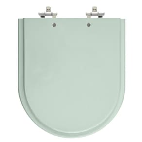 Assento Laqueado Riviera Verde Água Tampa Para Vaso Celite