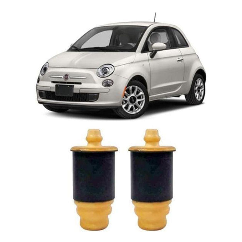 Par De Batente Amortecedor Traseiro Fiat 500 2009 2010 2011
