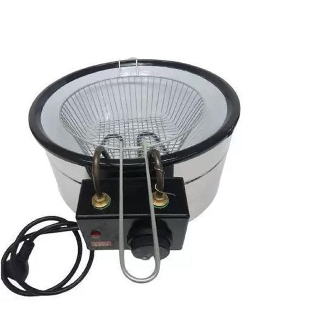 Fritadeira Elétrica Redonda 7L Esmaltada 220V Chalote One