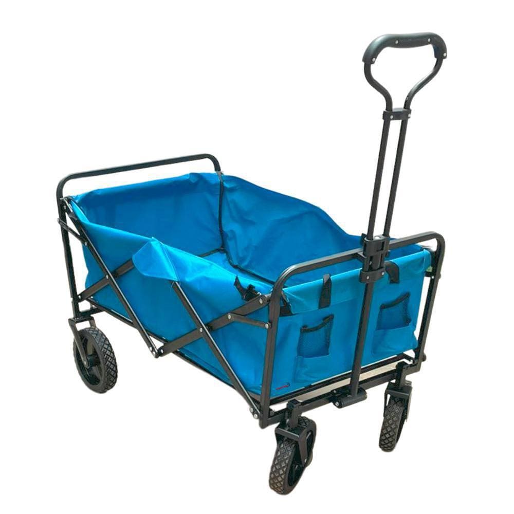 Carrinho Dobrável Camping Articulado Importway Iwcdcaaz Azul