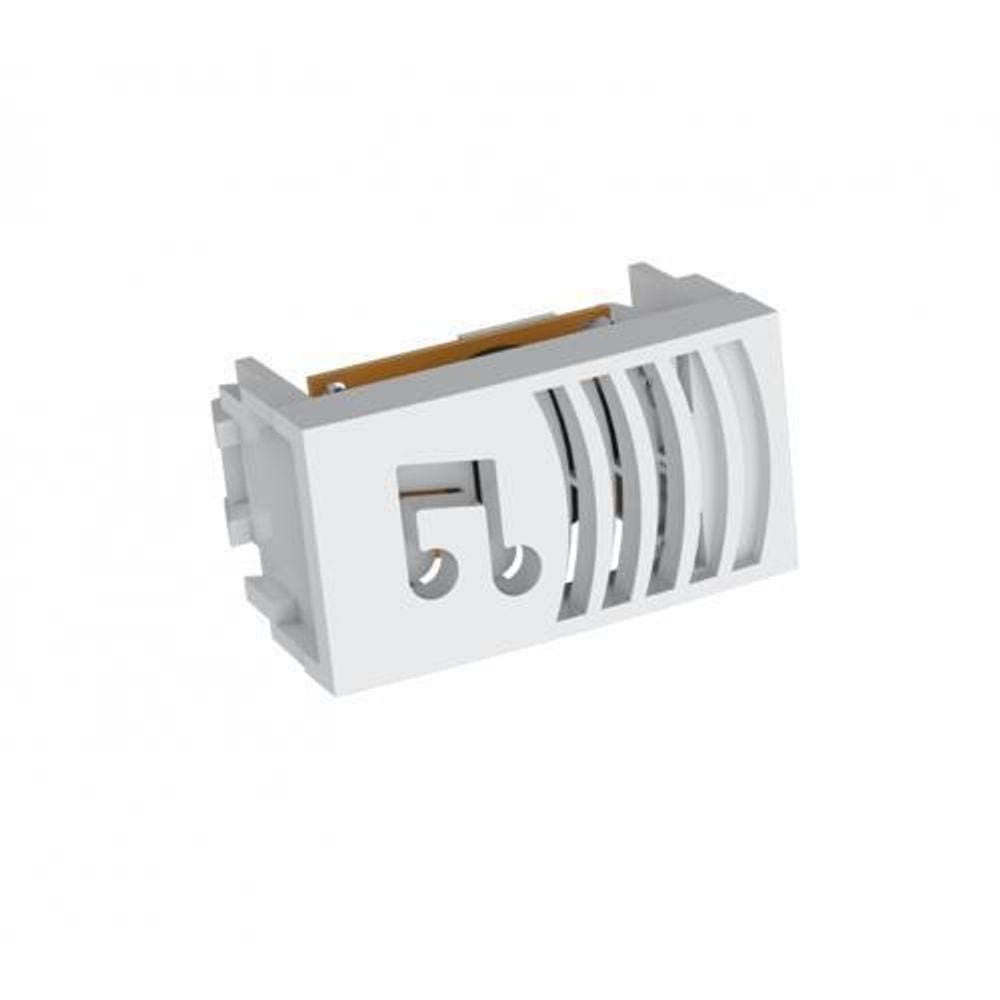 Modulo Cigarra Bivolt  Som  - Enerbras Dubai Branco