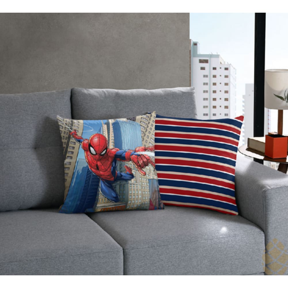 Capa De Almofada Bella Janela Personagens 45x45 Decorativa