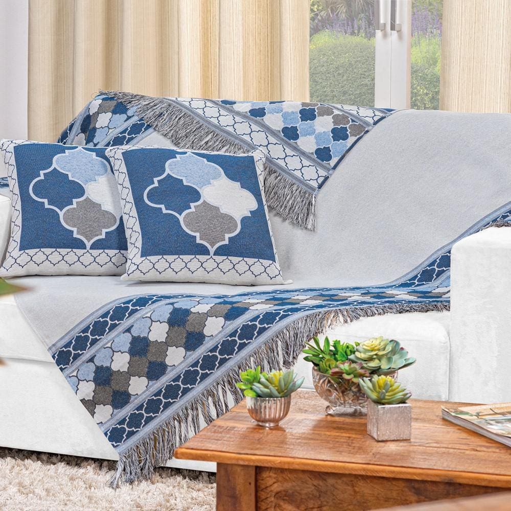 Xale Grécia 5 Peças Vinho - Decor.All