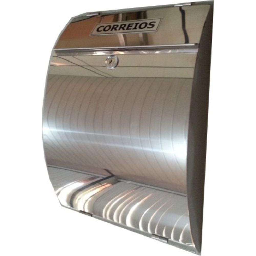 Caixa De Correio Em Inox Arqueada Valeinox