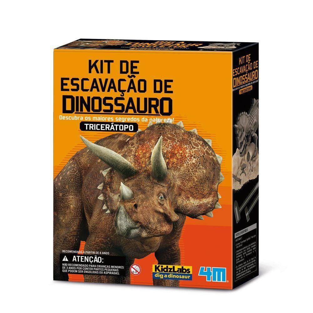 Kit de Escavação Tricerátopo 4M