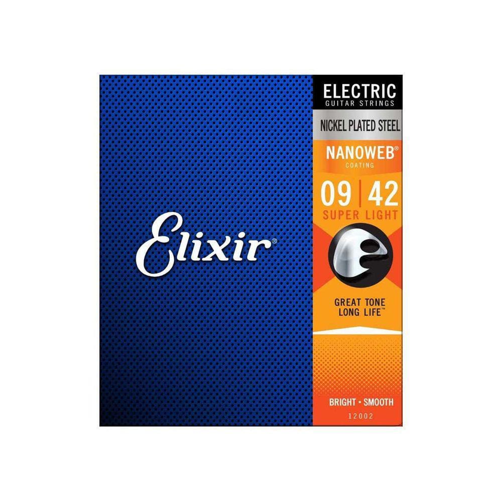 Encordoamento Guitarra Elixir Nanoweb 009 04 Supe Ligh 12002