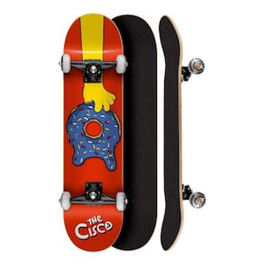 Skate Profissional Abec 5 The Cisco Donuts Red 8.0