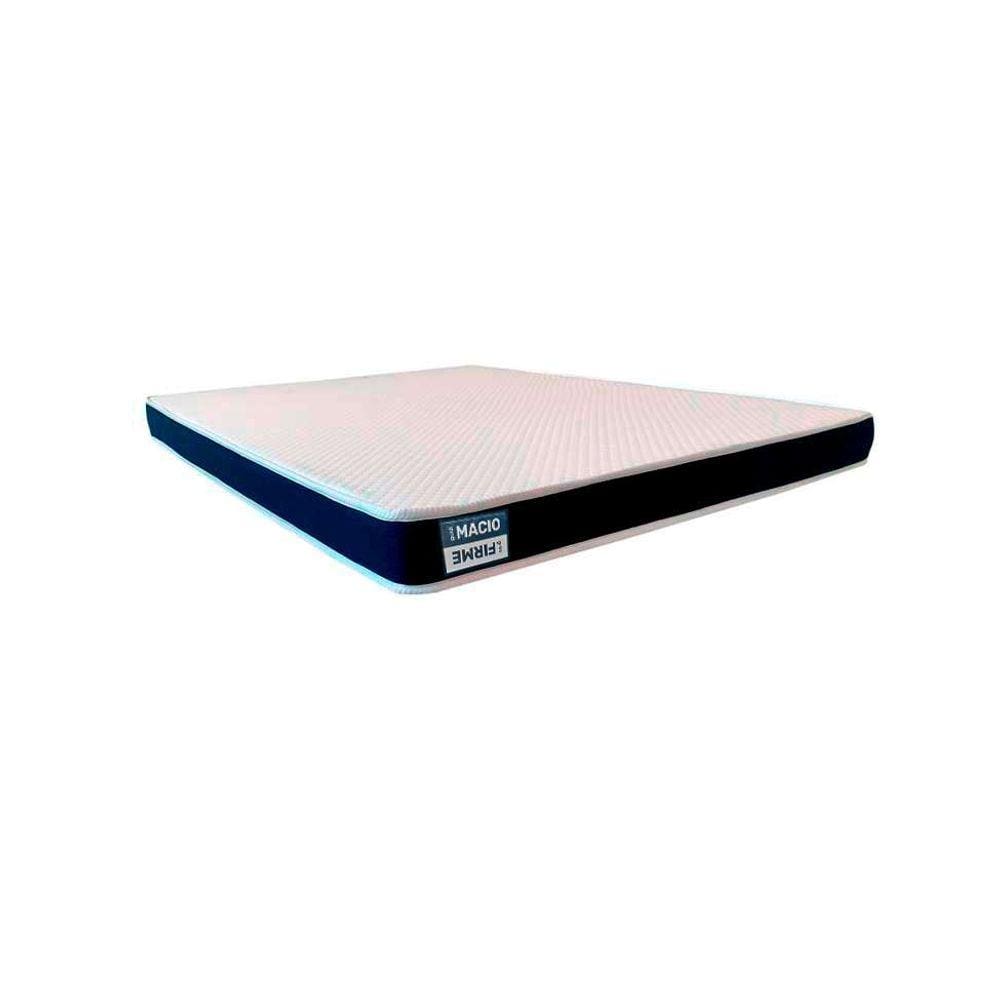 colchão king guldi duplo plus d28 (16x193x203) branco e azul