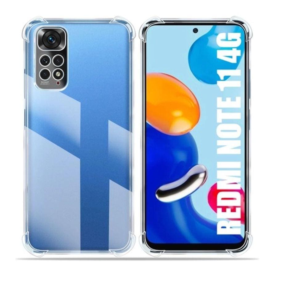 Capa Capinha Antishock Bordas Reforçadas Compatível RRedmi Note 11 4G / 11S 4G / PPoco M4 PRO 4G 6.43