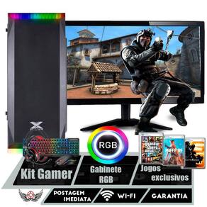 Pc Gamer Completo I5/8gb/hd1tb/vídeo2gb/monitor E Kit Gamer