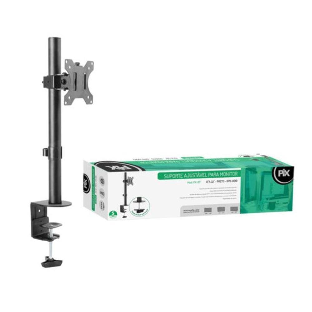 Suporte Ergonômico Premium para Monitor Ajustável 13` a 32``