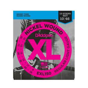 Jogo De Corda D`addario Guitarra Light Exl150 10-46 12
