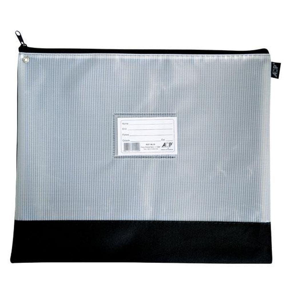 Pasta Malote Nylon C/Ziper 32X40Cm Pt