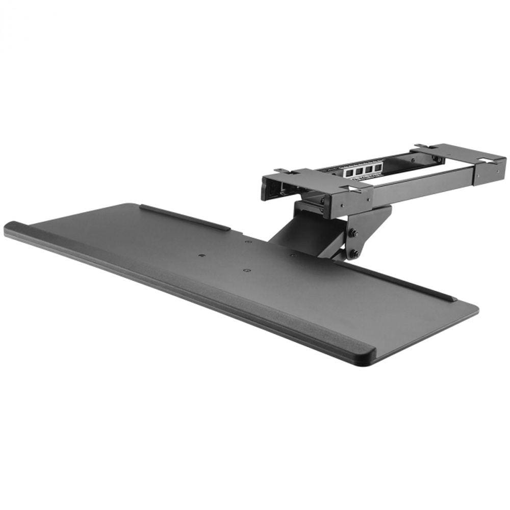 Suporte Para Teclado De Mesa Retratil Com Apoio Em Gel Plmst01a