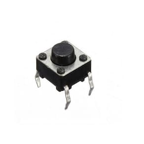 100 Pçs Chave Tactil 180 6 X 6 X 5Mm 4 Terminais
