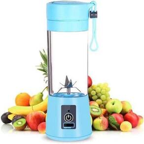 Mini Liquidificador Portátil Shake Juice Cup E Cabo Usb Azul