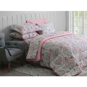Jogo de Cama Duplo Queen 140 Fios Tamara Realce Premium