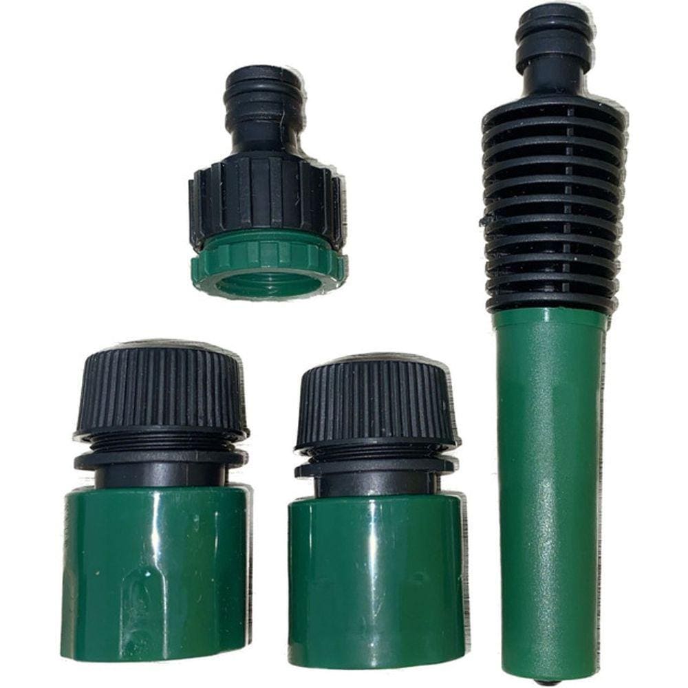 Kit Esguicho Para Mangueira Com Engates Rapido + Adaptador