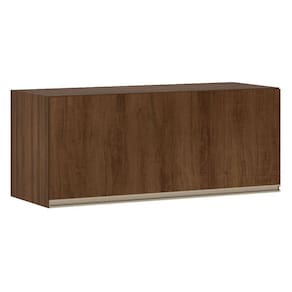 Armário Cozinha 90 Cm 1 Porta Dourado Com Nogueira Dourado