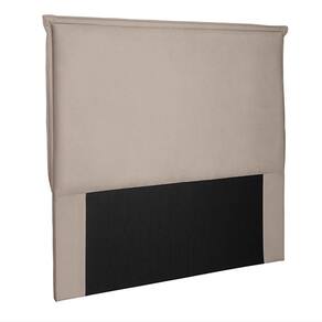 Cabeceira Casal 1,40m Trento Suede Bege - Gran Belo