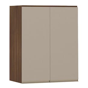 Armário Para Cozinha 60 Cm 2 Portas Dourado Com Connect