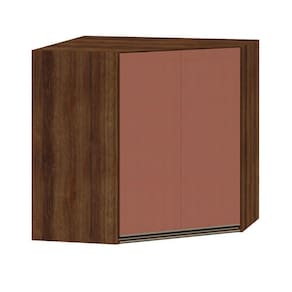 Armário Para Cozinha Canto 2 Portas Dourado Com Gaia